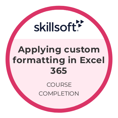 Applying custom formatting in Excel 365